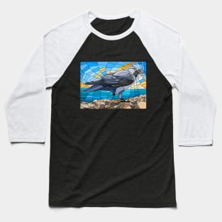 Jackdaw In Glass Baseball T-Shirt